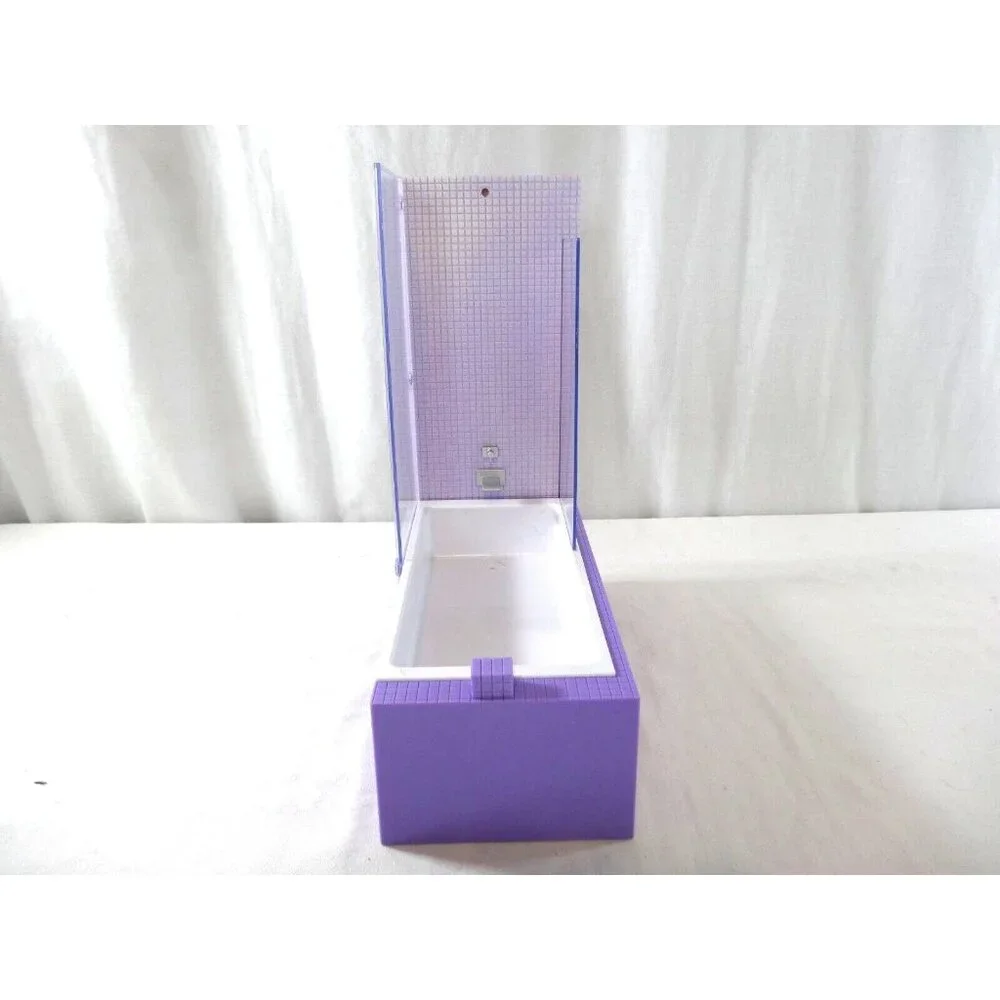 Rainbow High Doll House Purple Bathroom Tub with sides for 11-12